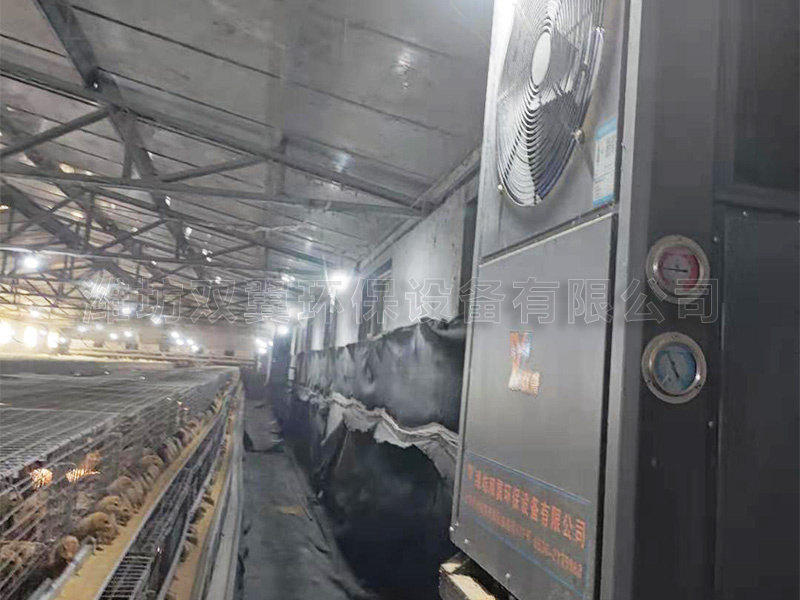 東營養(yǎng)雞廠養(yǎng)殖環(huán)境控制機(jī)組使用示例