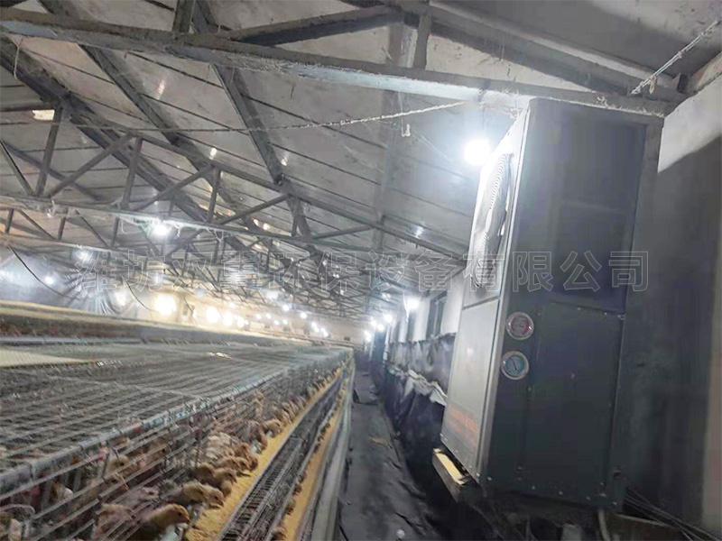 東營養(yǎng)雞廠養(yǎng)殖環(huán)境控制機(jī)組使用示例